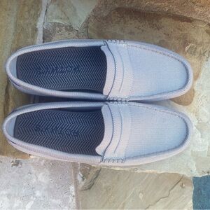 Men’s ROTHY’s The Driving Loafer shoes size 12 M. Gray grey herringbone